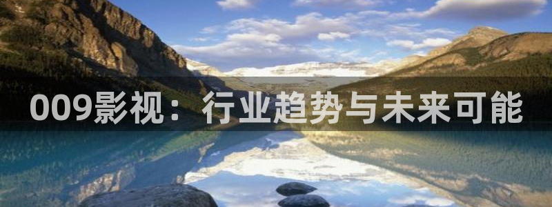 009影视：行业趋势与未来可能